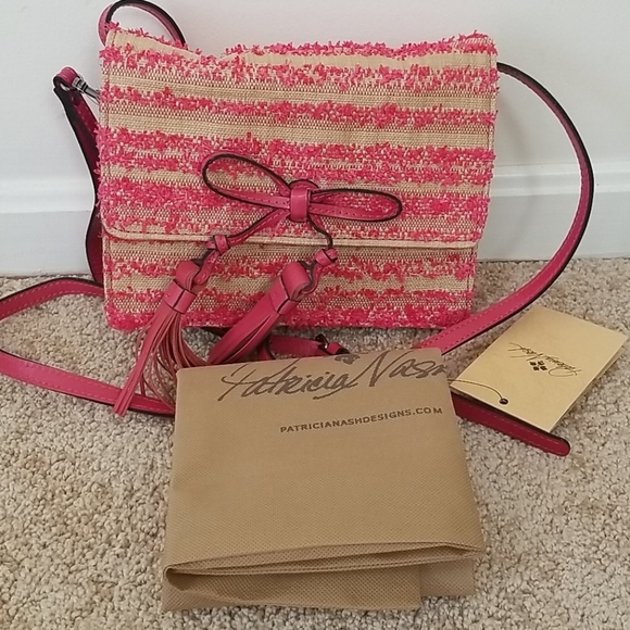 NWT! PATRICIA NASH Ebbe Lanza woven crossbody